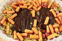 Doused with Worcestershire sauce